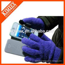 Unisex fashion knit custom acrylic gloves